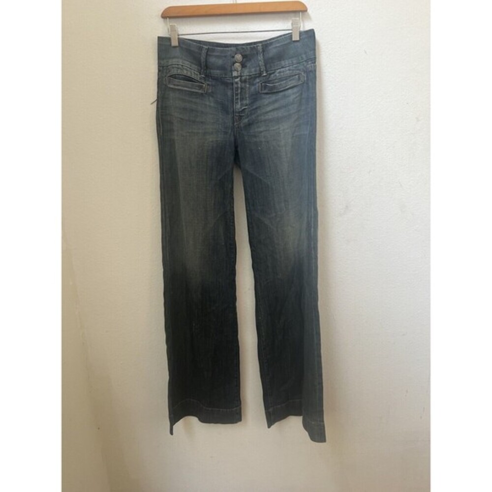 FIDELITY SUNDAY HI WIDE LEG JEANS SZ 26 (L4)